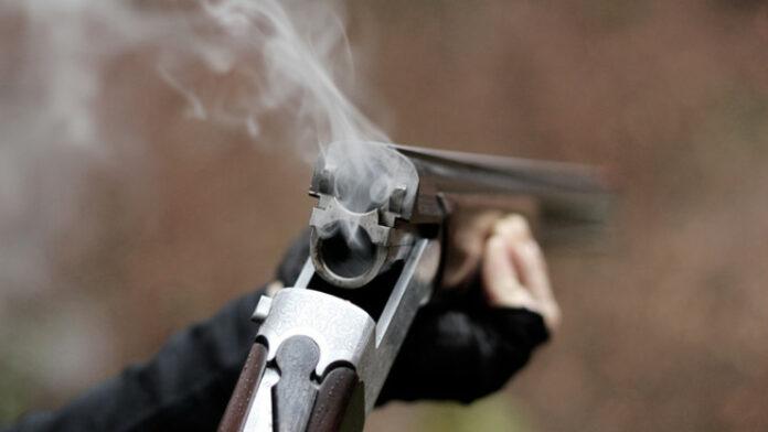 Skeet shooting with a traditional shotgun