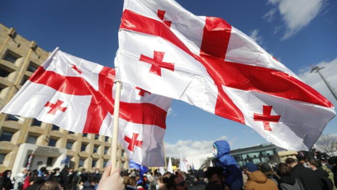 Oopposition protest in support of Nika Melia in Tbilisi